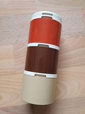 Vintage Tupperware Spices/Salt/Pepper Tower Stackable Plastic Pots 60s/70s/Retro