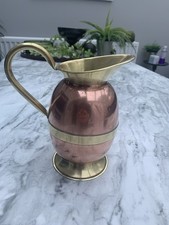 Antique Brass And Copper Jug