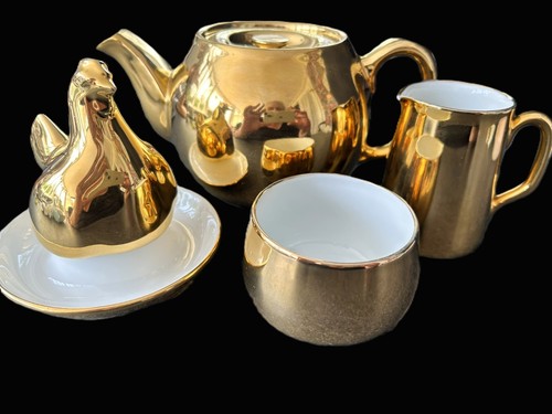 Vintage royal worcester gold - vintage,