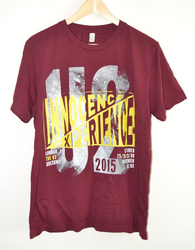 Mens burgundy innocence - u2, &