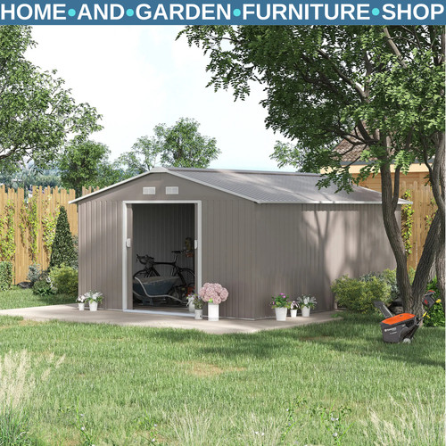Large metal garden shed - large,