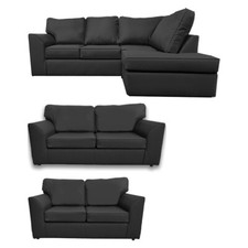 Dalmore black leather - leather, look