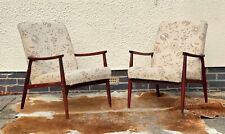 Pair of original Czech mid century armchairs by Jaroslav Šmídek 1965 UK dealer