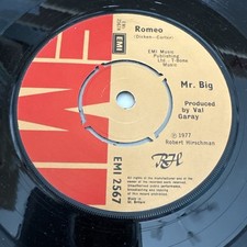 Mr. Big - Romeo 7" Vinyl Single Record