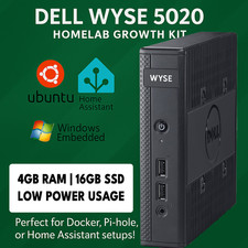 Dell Wyse 5020 Thin Client – Homelab Growth Kit | 4GB RAM, 16GB SSD