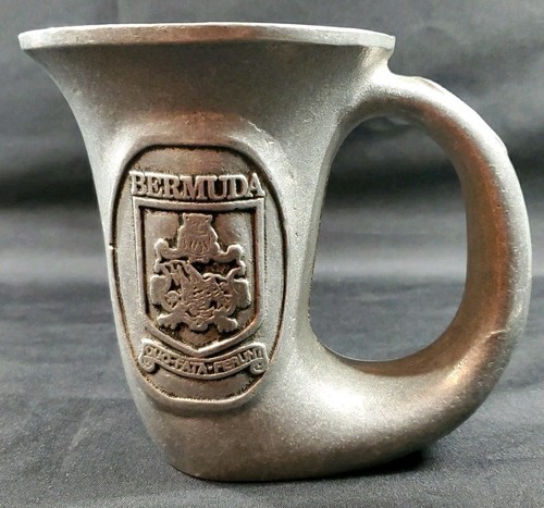 Bermuda pewter horn noggin - horn,