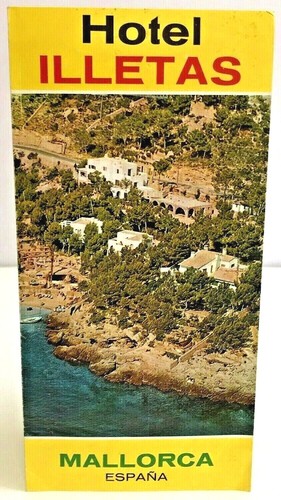 Vintage hotel illetas brochure - vintage,