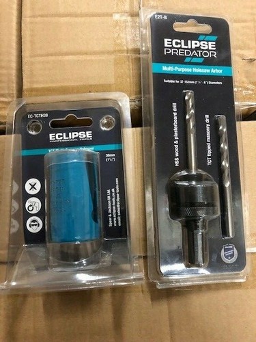 Eclipse 38mm holesaw and - eclipse,