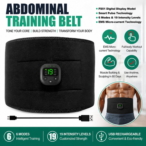 Ems abdominal muscle toning - muscle,