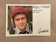 GARNON DAVIES     (HOLLYOAKS) PRESIGNED CAST CARD