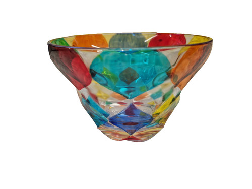 Vintage zecchin glass bowl - cc,