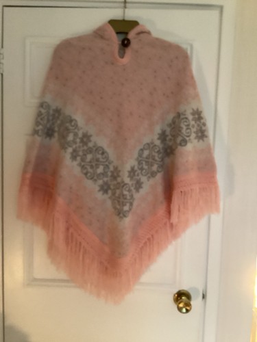 Women poncho pink one size - women’s,