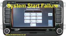 VW Volkswagen RNS510 System Start Boot Up Splash Screen Boot Up Repair Service