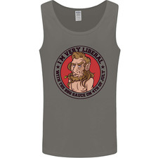 Liberal BBQ Funny 4th July American Independence Mens Vest Tank Top