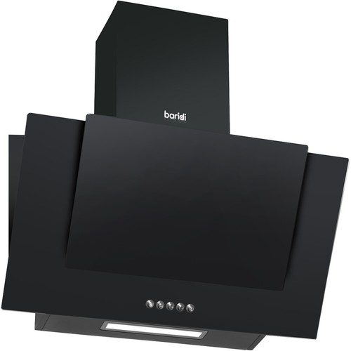 60cm angled black - black, glass