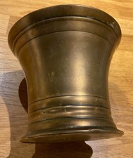 Antique Metal MORTAR  Brass