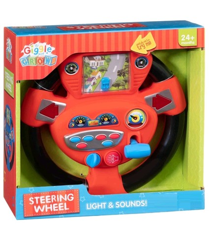 Giggle and grow red - red, steering