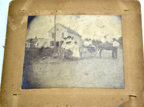 Photo antique cabinet card - photo,