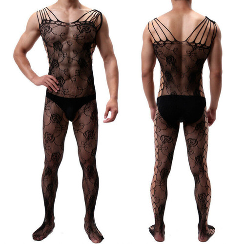 Mens lace patterned body - mens,