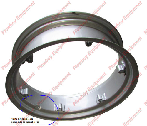 Rear wheel rim 6 - rear, loop