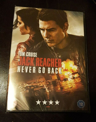 Jack reacher never back - go, dvd