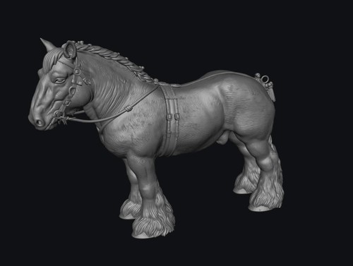 Swf004 shire horse in - swf004,