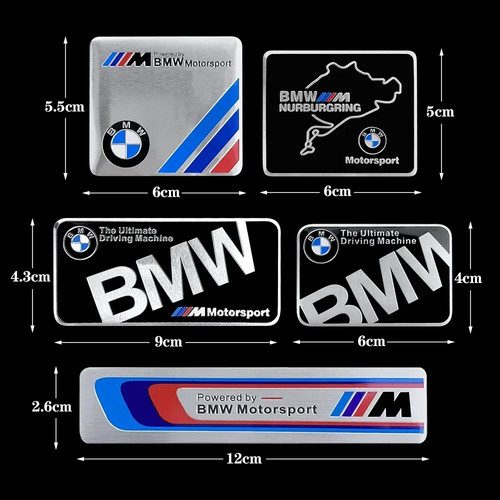 Alloy metal sticker - 3d,