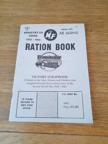 Second world war ration book - war,