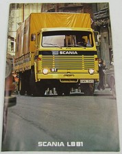 Original brochure Scania LB81