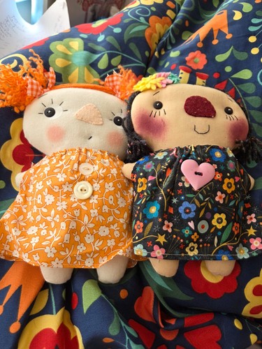Ooak two hand made - made, dolls