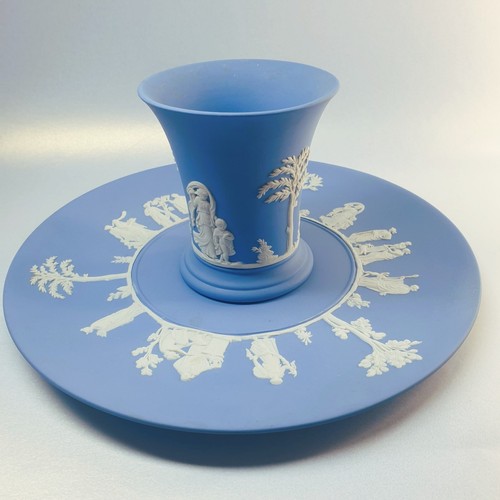 Wedgwood jasper ware blue