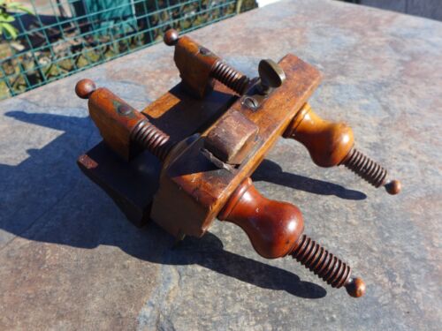 Vintage wooden brass details - vintage,