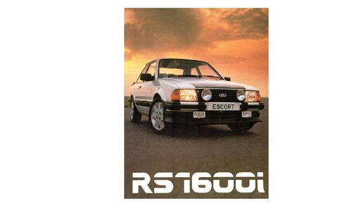 Escort rs1600i retro sign - escort,