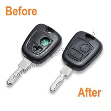 Repair Service for Peugeot 406 2 button remote key fob Complete Refurbishment 