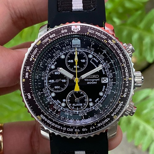 Rare seiko pilot flight master - flight,
