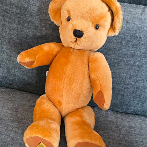 Merrythought brown plush teddy - merrythought,