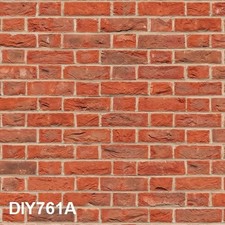 3D Effect Brick Style Embossed