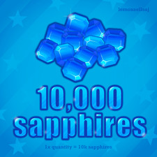 Ajpw sapphires 10k - bundle, ||