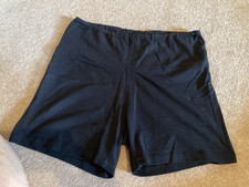 Primark black lycra running shorts size S 10