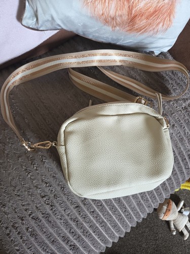 Matalan cream clutch bag with - cream,