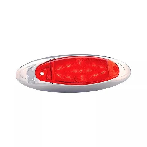 Chrome led - chrome, 2"x6"