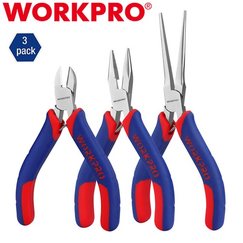 Workpro 3pcs mini pliers - 3pcs, set