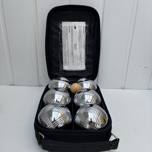 Chrome boule set carry - chrome,