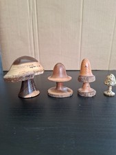 Handmade Wooden Mushrooms Job