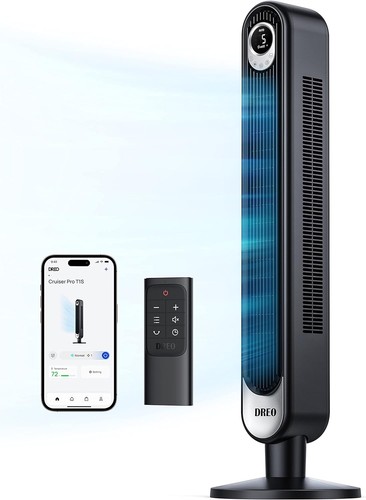 Smart tower fan wifi voice - smart,