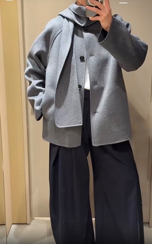 Cos grey double faced - double,