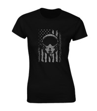 FIGHTER PILOT HELMET USA LADIES T SHIRT PLANE RAF AIR FORCE ARMY DESIGN GIFT TOP