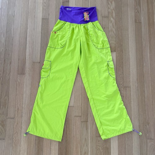 Zumba highlighter cargo pants - zumba,
