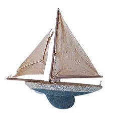 Pond Yacht Vintage Sailboat