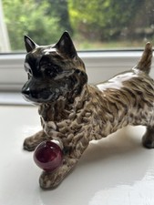 BESWICK DOG CAIRN TERRIER  WITH RED BALL No. 1055A GLOSS